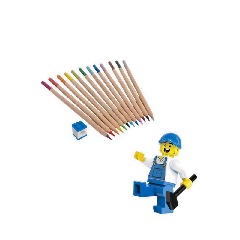 LEGO® Colored Pencils with Topper 12 Pack - 53706