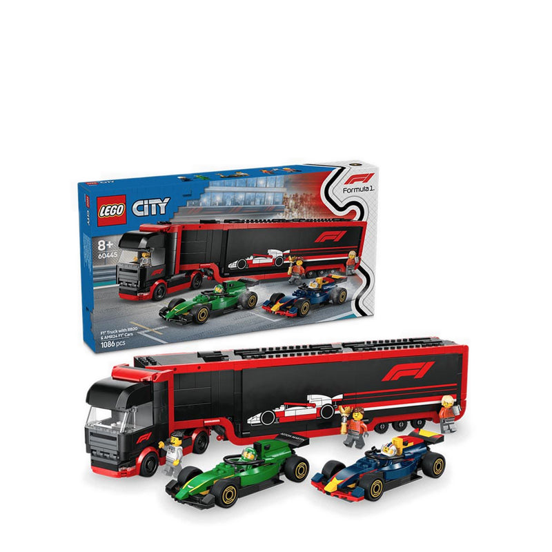 LEGO® City Truk F1® dengan Mobil F1® RB20 &amp; AMR24 - 60445