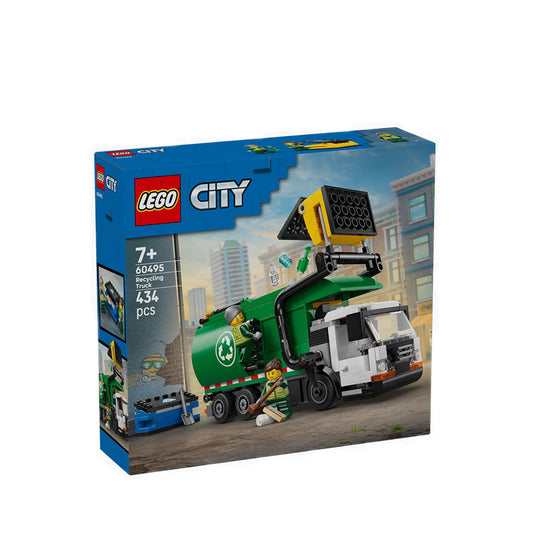 LEGO® City Recycling Truck - Toy Vehicle Playset with 2 Minifigures - 60495