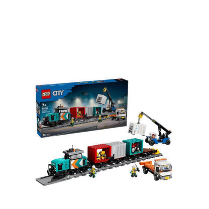 LEGO® City Harbor Freight Train with Crane & Truck - 60509