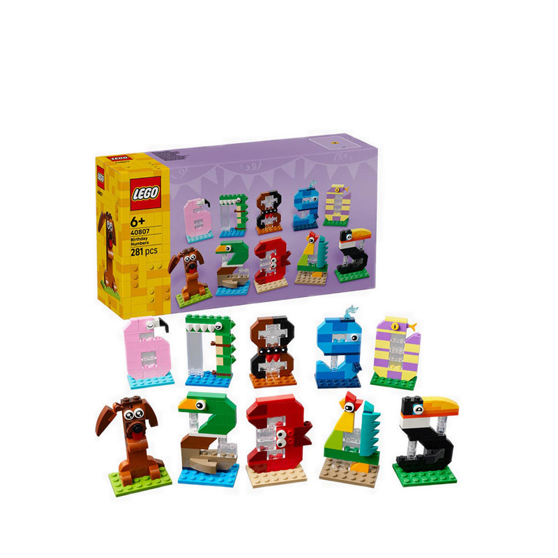 LEGO® LEL Seasons and Occasions Birthday Numbers - 40807