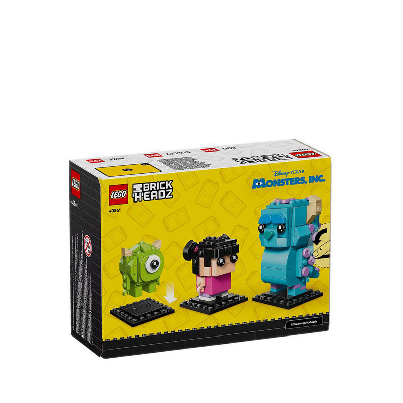 LEGO® BrickHeadz™ ǀ Disney and Pixar Sulley, Mike and Boo Figures - 40861