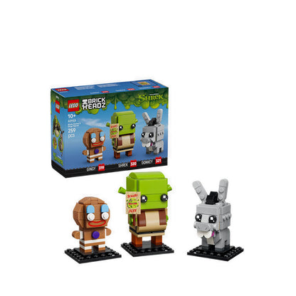 LEGO® BrickHeadz™ Shrek, Donkey & Gingy Figures - 40923