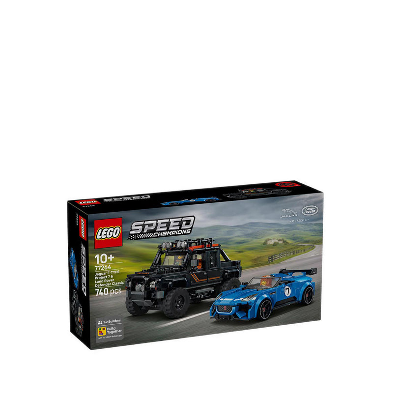 LEGO® Speed Champions Jaguar Project 7 & Land Rover Defender - 77264