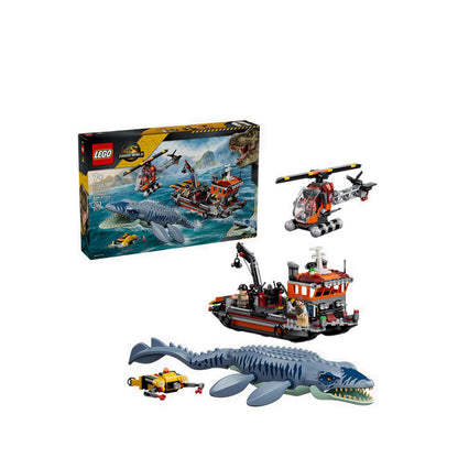 LEGO® Jurassic World Mosasaurus Dinosaur Boat Attack - 77983