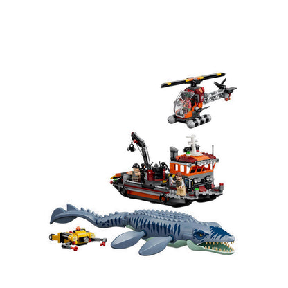 LEGO® Jurassic World Mosasaurus Dinosaur Boat Attack - 77983