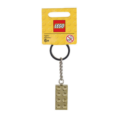 LEGO® 2x4 Stud Gold Key Chain - 850808