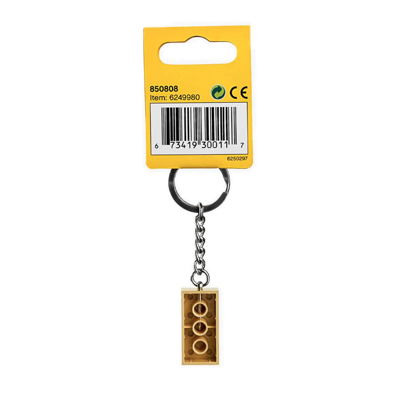LEGO® 2x4 Stud Gold Key Chain - 850808