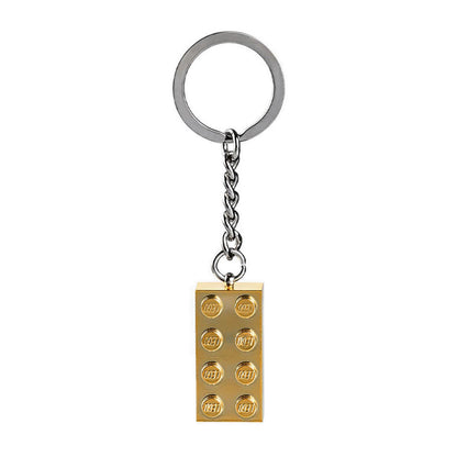LEGO® 2x4 Stud Gold Key Chain - 850808