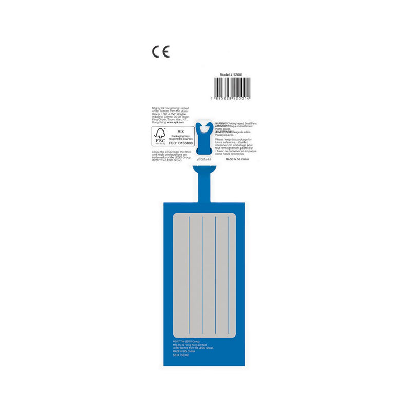 LEGO® Bag Tag 2x4 Blue - 52001