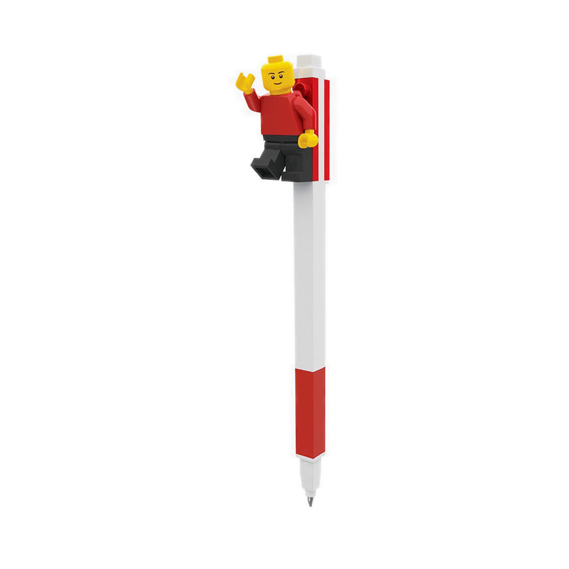 LEGO® Pen Pal Gel Pen with Minifigure Red - 53704