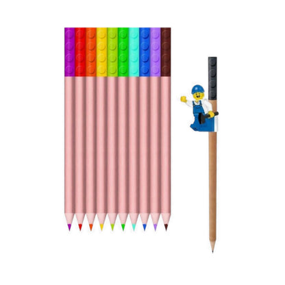 LEGO® Colored Pencils with Topper 12 Pack - 53706