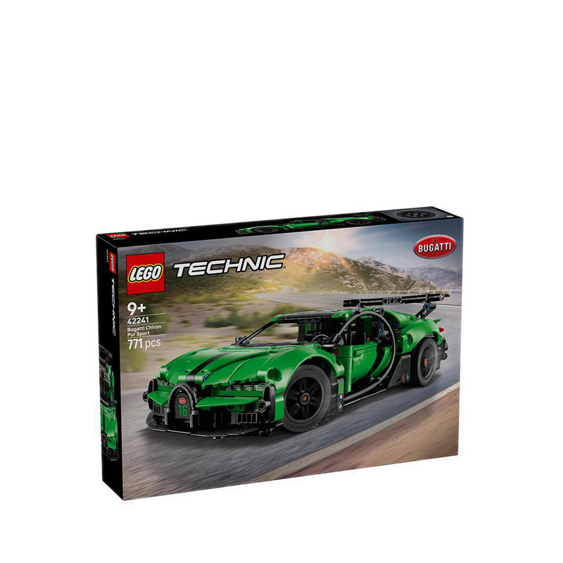 LEGO® Technic™ Green Bugatti Chiron Pur Sport Hypercar - 42241